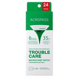 Trouble Care Microneedle Acne Patches - Jumbo 24 Pack (24 Patches + 12 Prep Wipes)