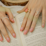 Semi-Cured Gel Nail Strips - N Peach Latte (30pcs)